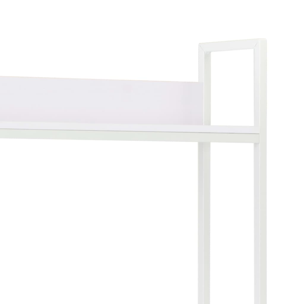 vidaXL Computerbureau 120x60x138 cm wit