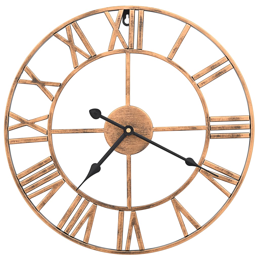 vidaXL Wall Clock 40 cm Metal Gold