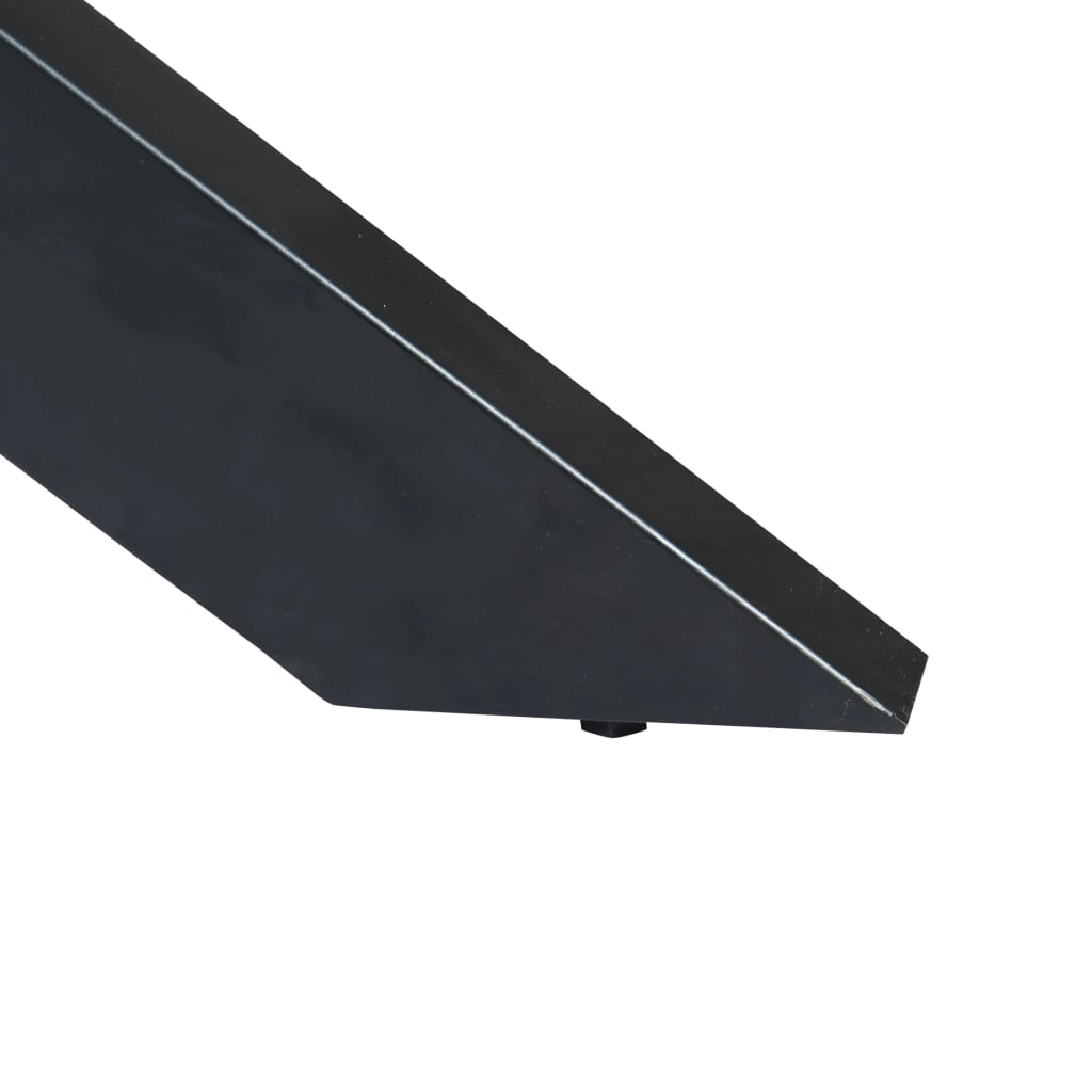 vidaXL Eettafel rond 150x76 cm massief mangohout