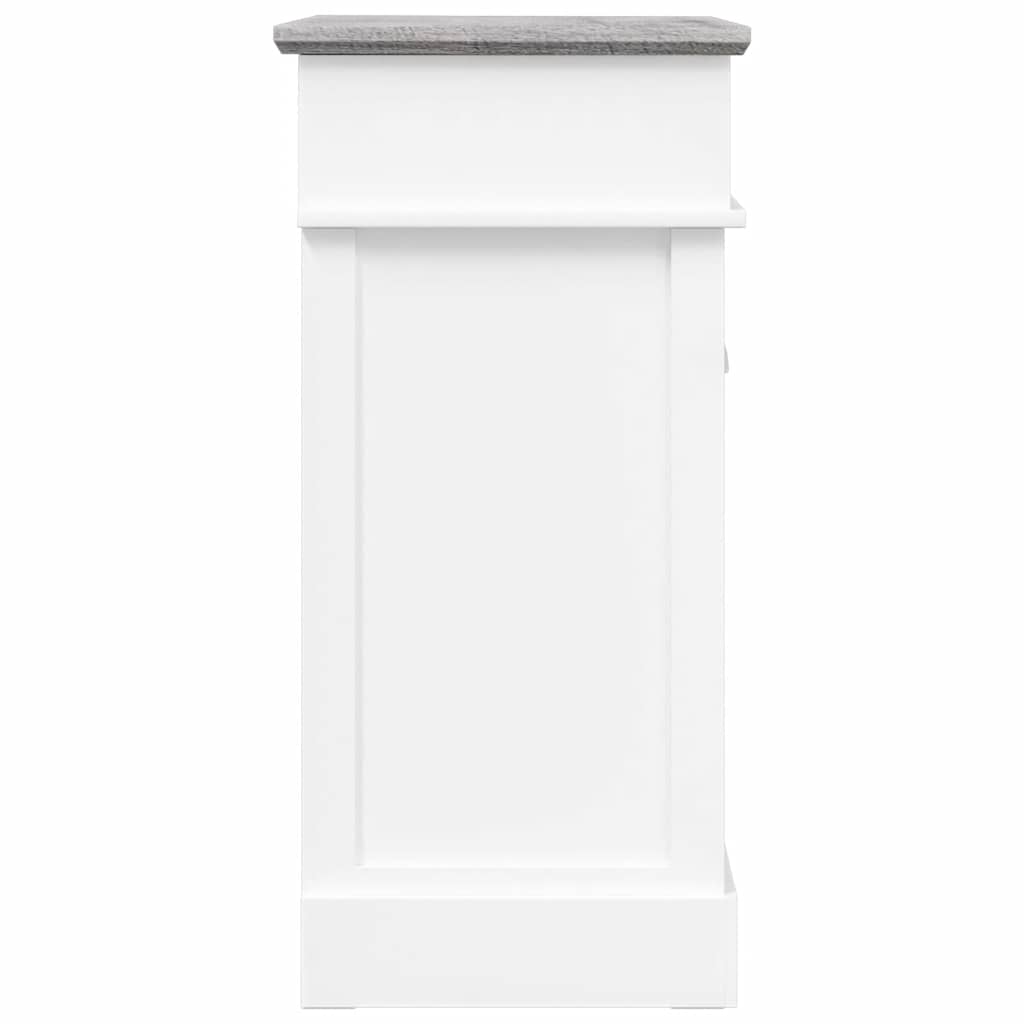 vidaXL Schoenenkast 50x28x58 cm paulowniahout grijs