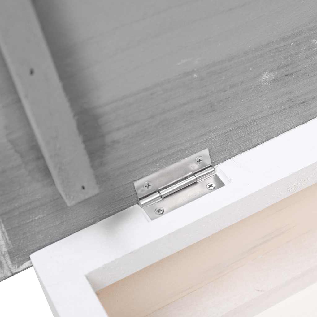vidaXL Schoenenkast 50x28x58 cm paulowniahout grijs