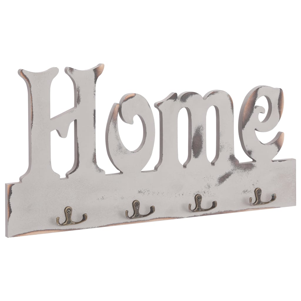vidaXL Wall Coat Rack HOME 50x23 cm