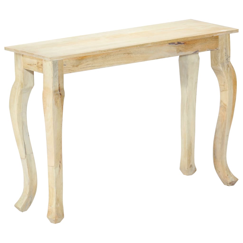 vidaXL Consoletafel 110x35x77 cm Massief mangohout