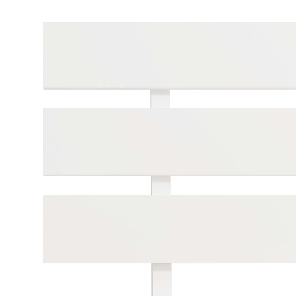 vidaXL Bed Frame Solid Pine Wood White 90x200 cm