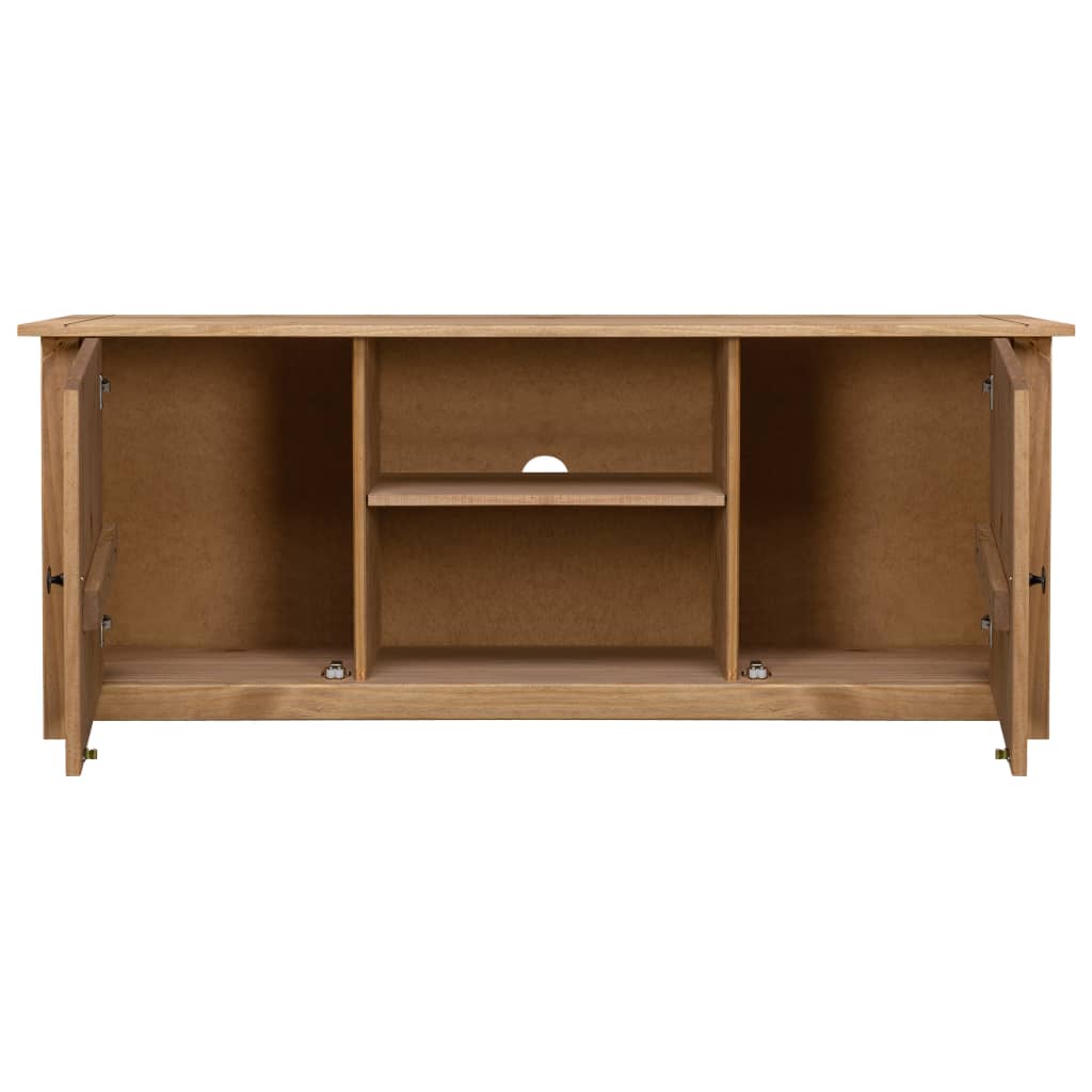 vidaXL TV Cabinet Panama Range 120x40x50 cm Solid Pine Wood