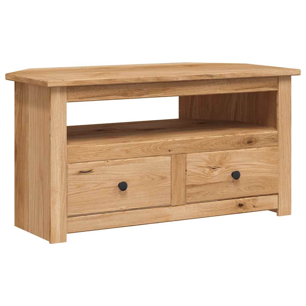 vidaXL TV Corner Cabinet Panama Range 93x49x49 cm Solid Pine Wood