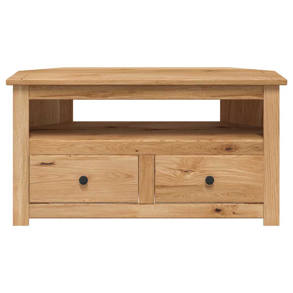vidaXL TV Corner Cabinet Panama Range 93x49x49 cm Solid Pine Wood
