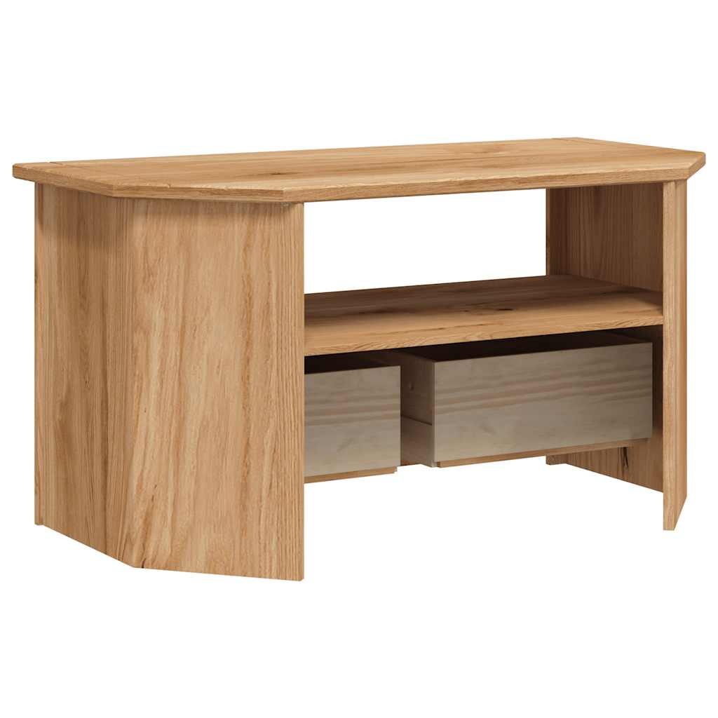 vidaXL TV Corner Cabinet Panama Range 93x49x49 cm Solid Pine Wood