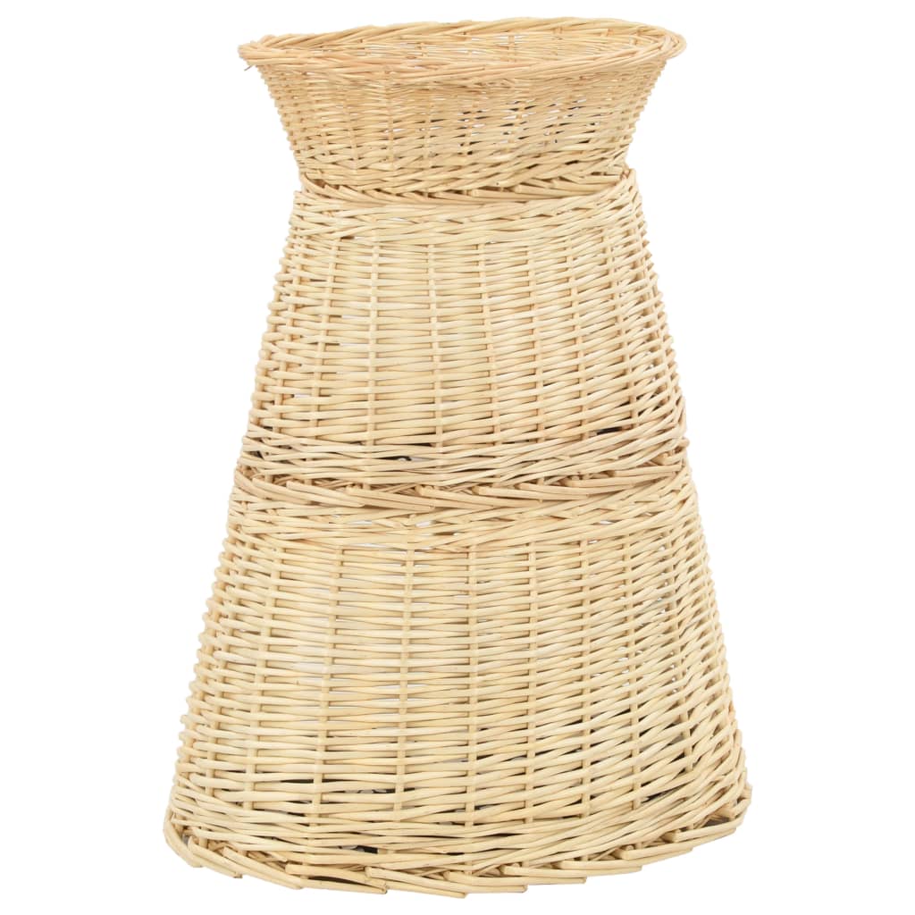 vidaXL 3-Piece Cat Basket Set with Cushions 47x34x60 cm Natural Willow