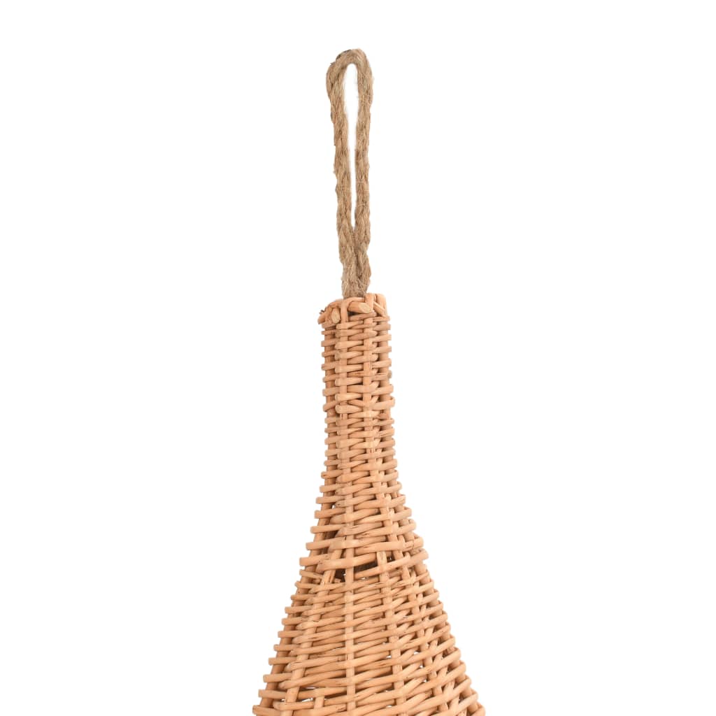 vidaXL Cat Tipi with Cushion 40x60 cm Natural Willow
