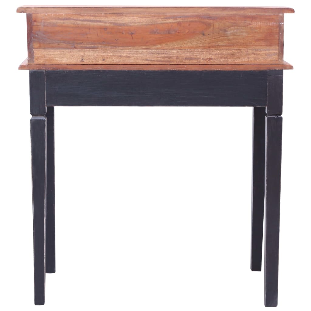 vidaXL Schrijftafel met lades 90x50x101 cm massief mahoniehout