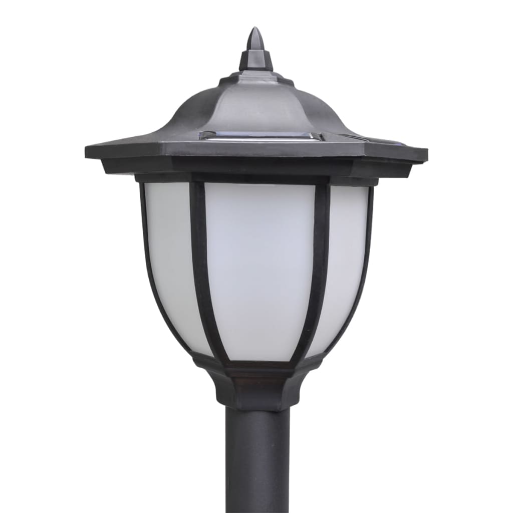 vidaXL Solar Lights 4 pcs with Fence and Poles