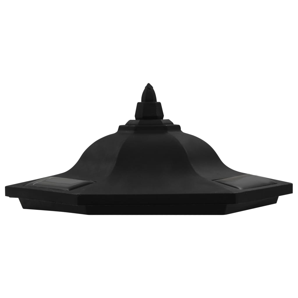 vidaXL Solar lights 6 pcs LED black