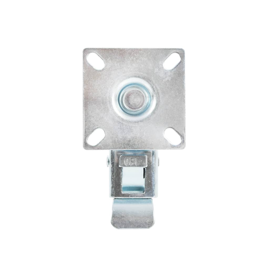 vidaXL Swivel Casters with Double Brakes 4 pcs 75 mm