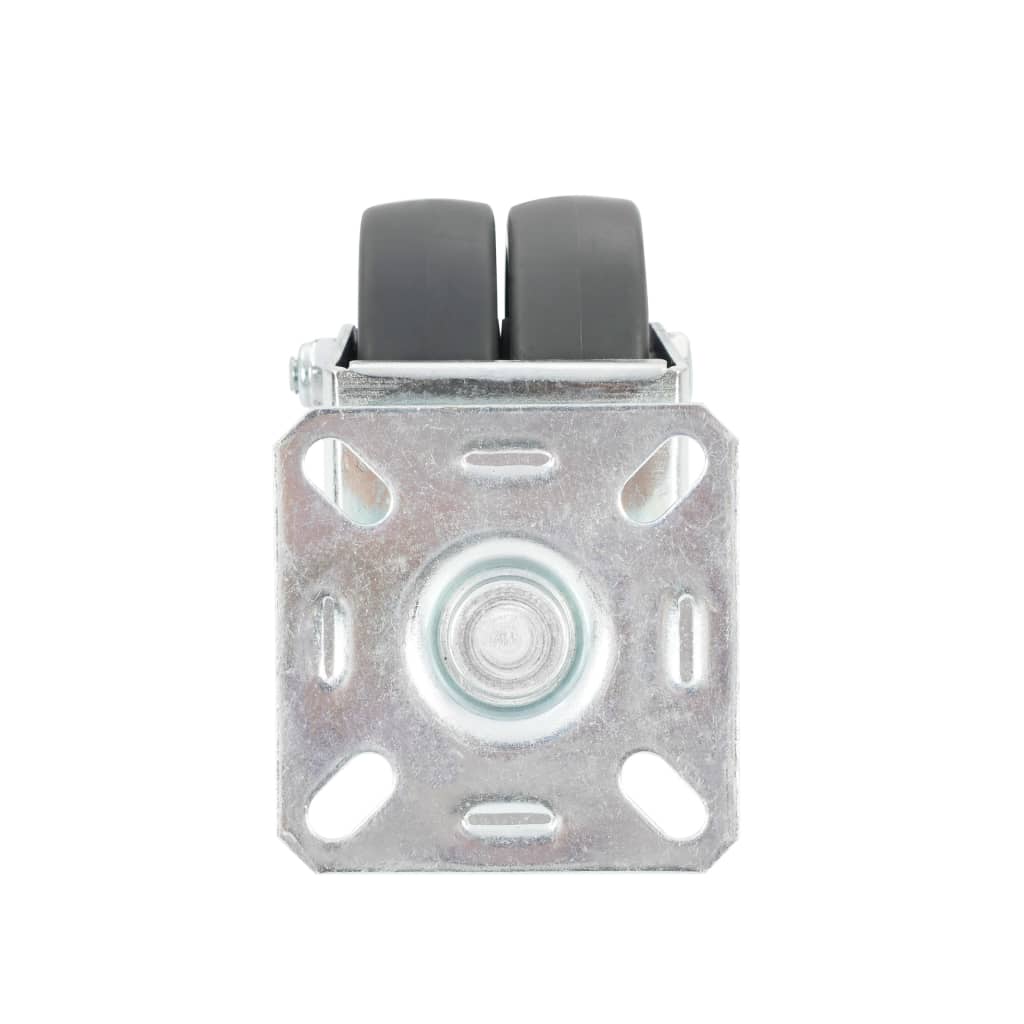 vidaXL Swivel Casters Twin 4 pcs 50 mm