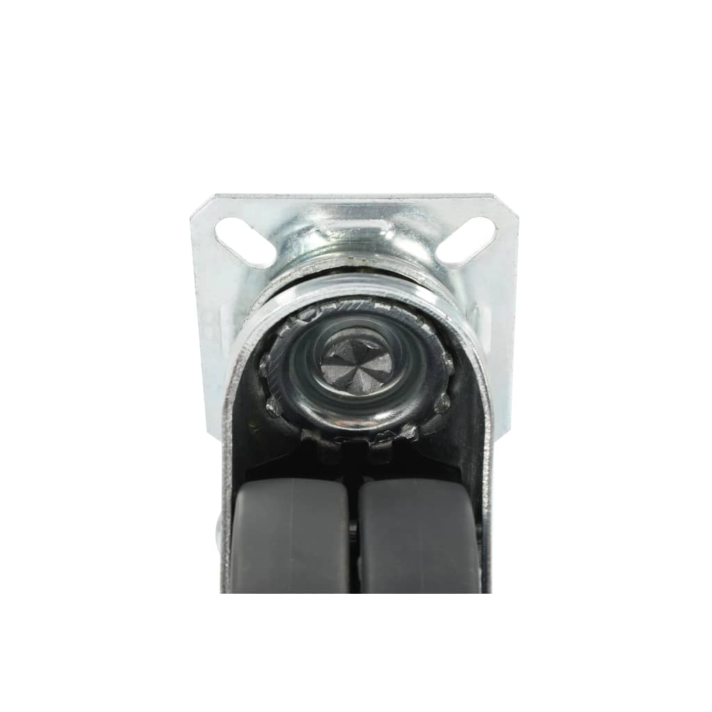 vidaXL Swivel Casters Double with Double Brakes 4 pcs 50 mm