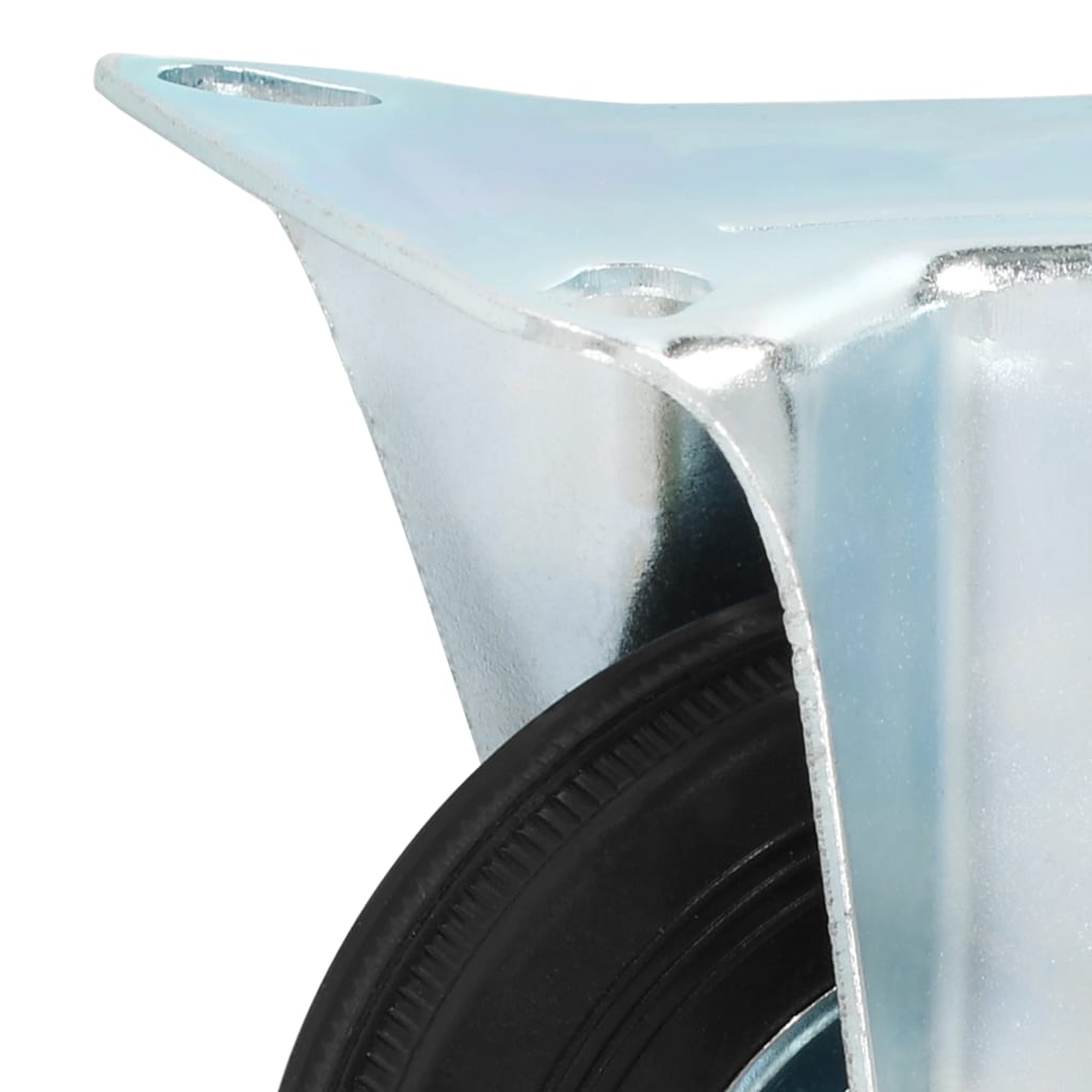 vidaXL Roues fixes 4 pcs 100 mm