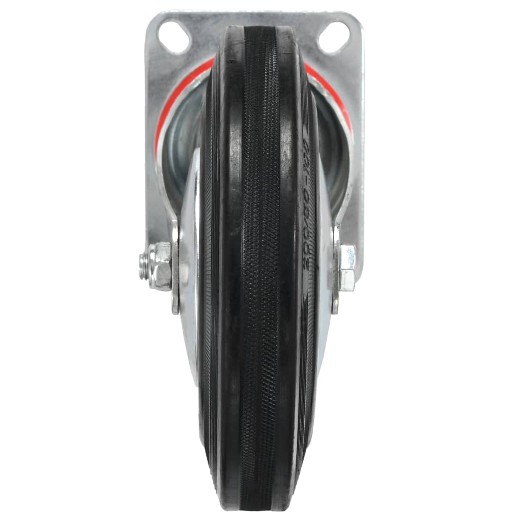 vidaXL Swivel Casters 4 pcs 200 mm