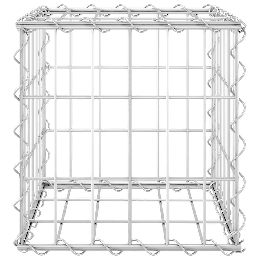 vidaXL Gabion plantenbak verhoogd kubus 30x30x30 cm staaldraad