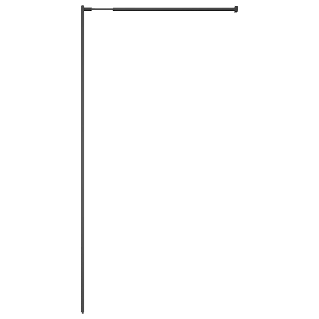 vidaXL Walk-in Shower Screen 80x195 cm Transparent Tempered Glass