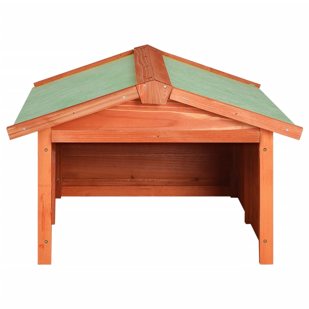 vidaXL Robotic Lawn Mower Canopy 72x87x50 cm solid spruce wood
