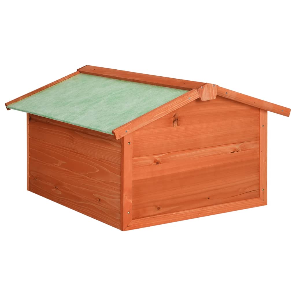 vidaXL Robotic Lawn Mower Canopy 72x87x50 cm solid spruce wood