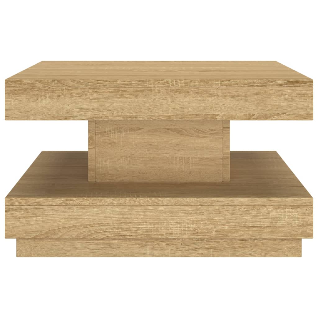 vidaXL Coffee table 60x60x35 cm MDF light brown
