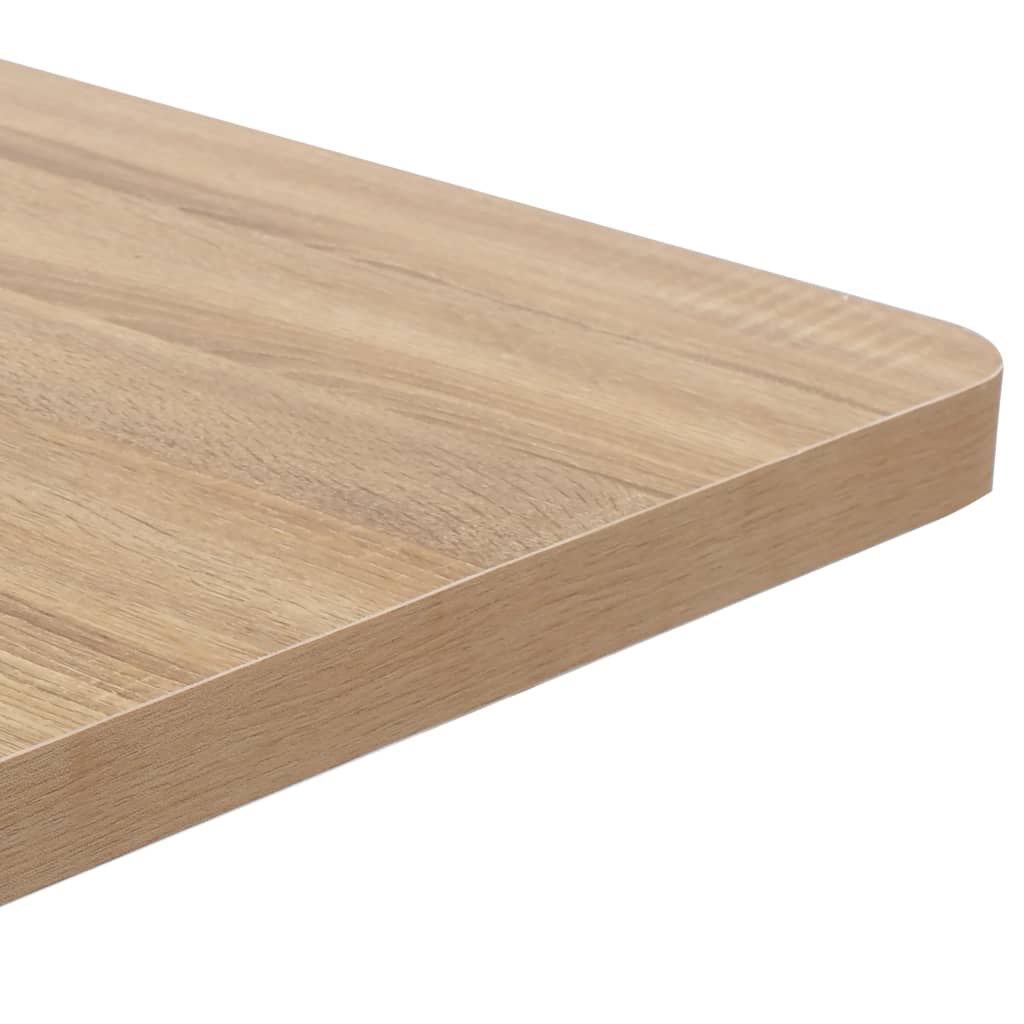 vidaXL Table de bistro 50x50 cm MDF brun clair