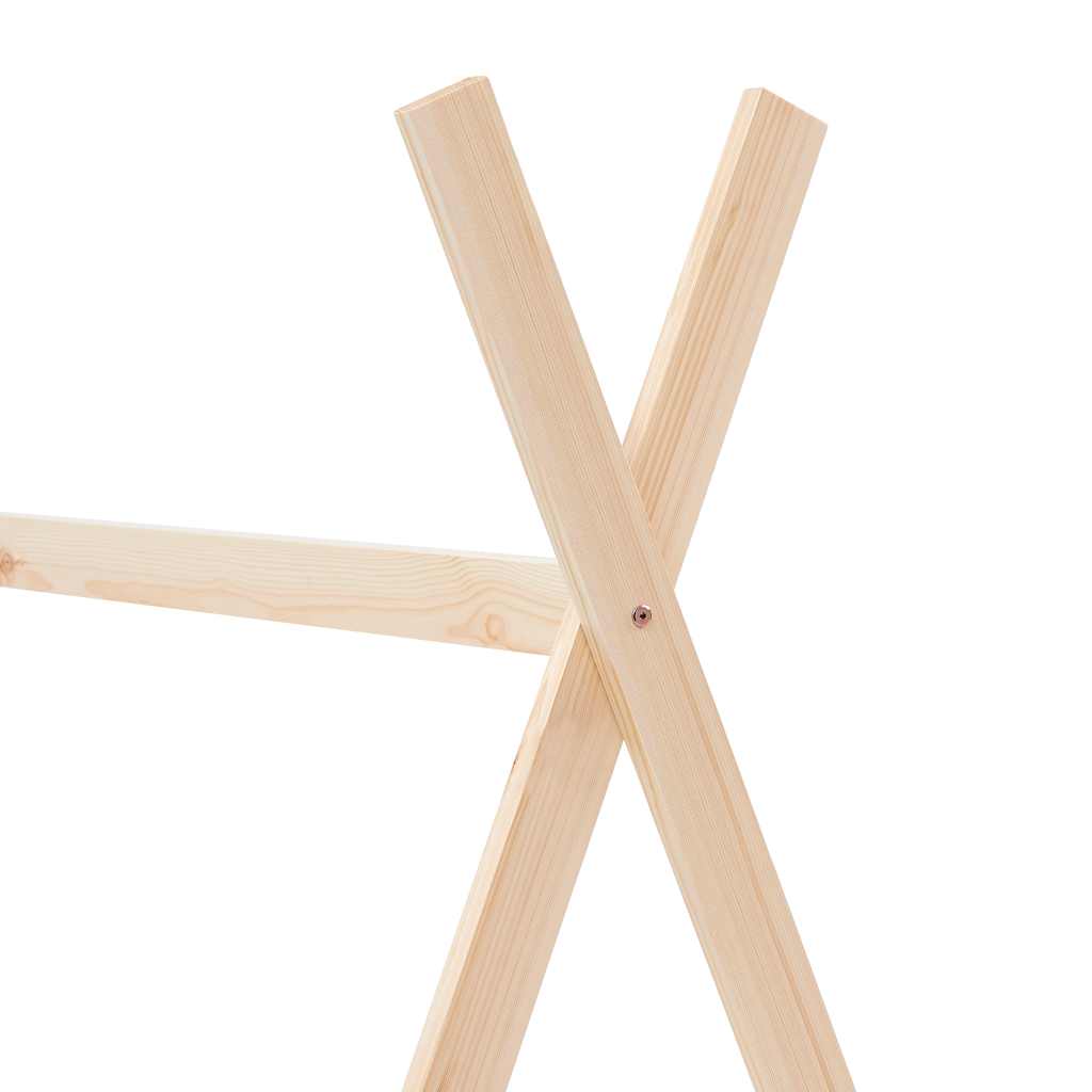 vidaXL Kids' Bed Frame Solid Pine Wood 70x140 cm