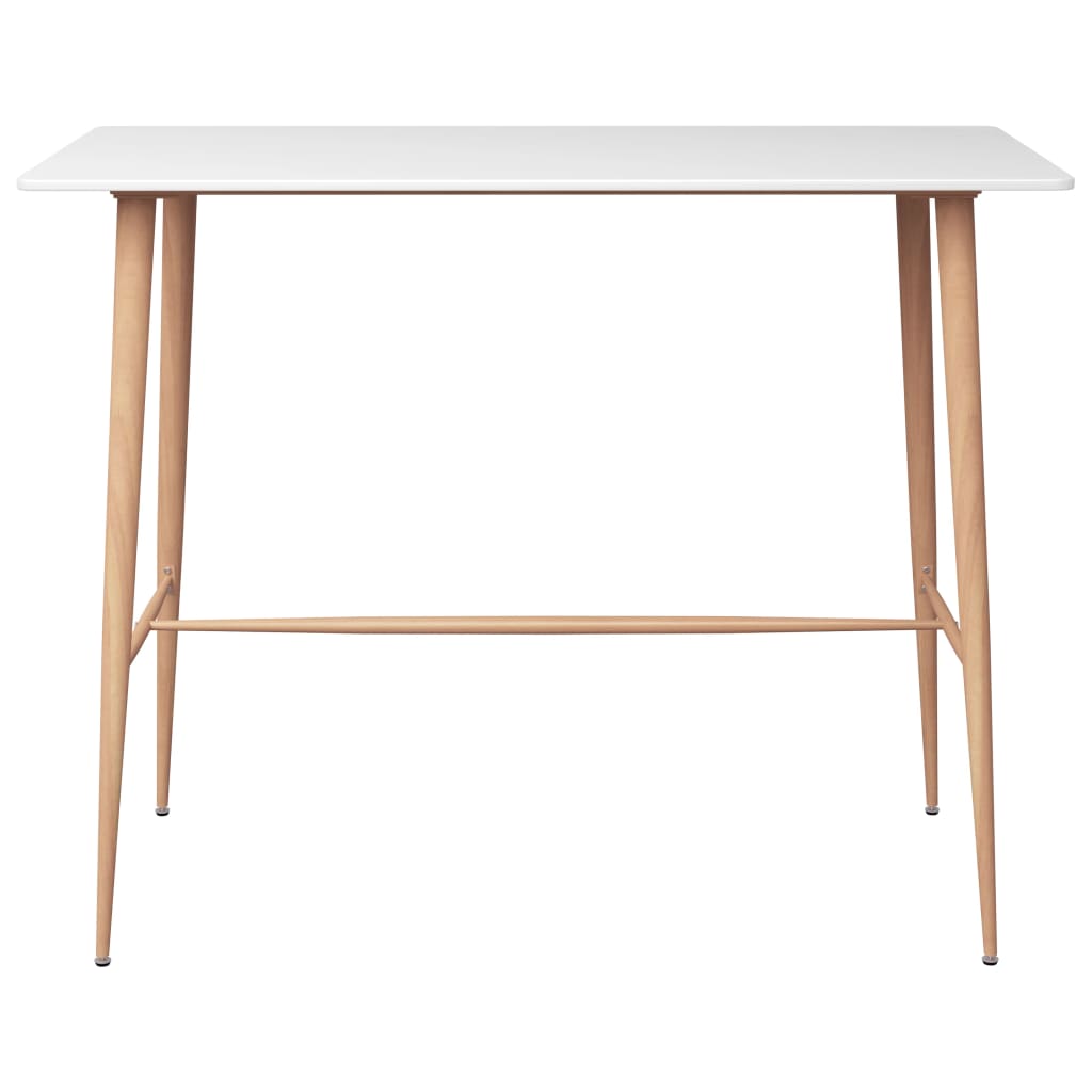 vidaXL Bar Table 120x60x105 cm white