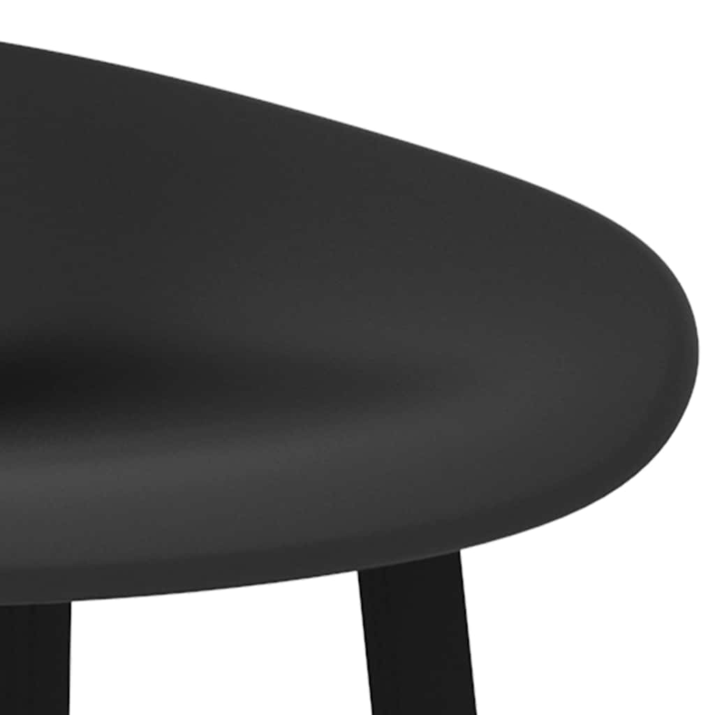 vidaXL Barstoelen 2 st zwart