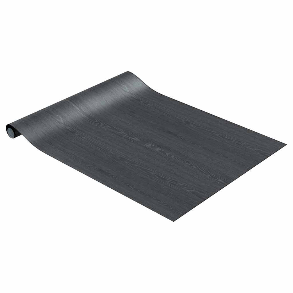 vidaXL Self-Adhesive Furniture Film 500x90 cm PVC Dark Wood Grain