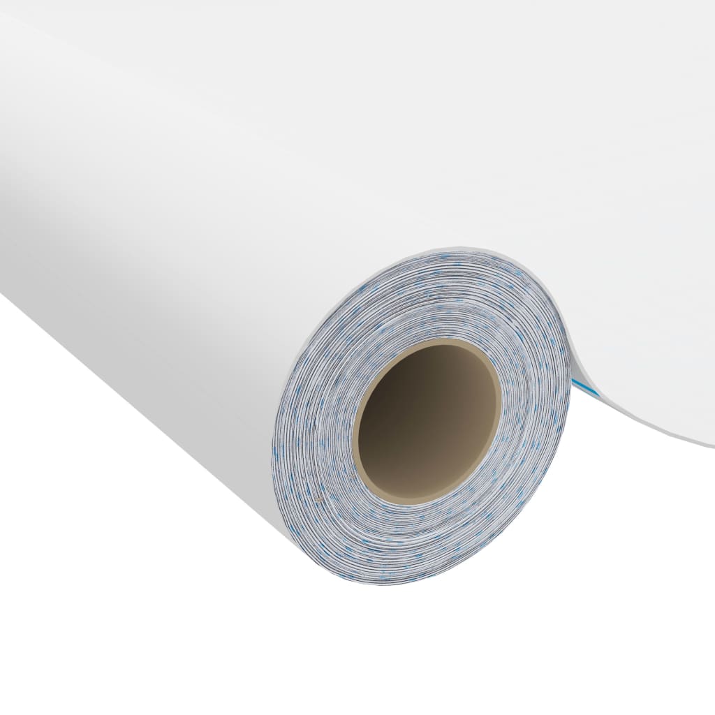 vidaXL Self-Adhesive Furniture Film 500x90 cm PVC white