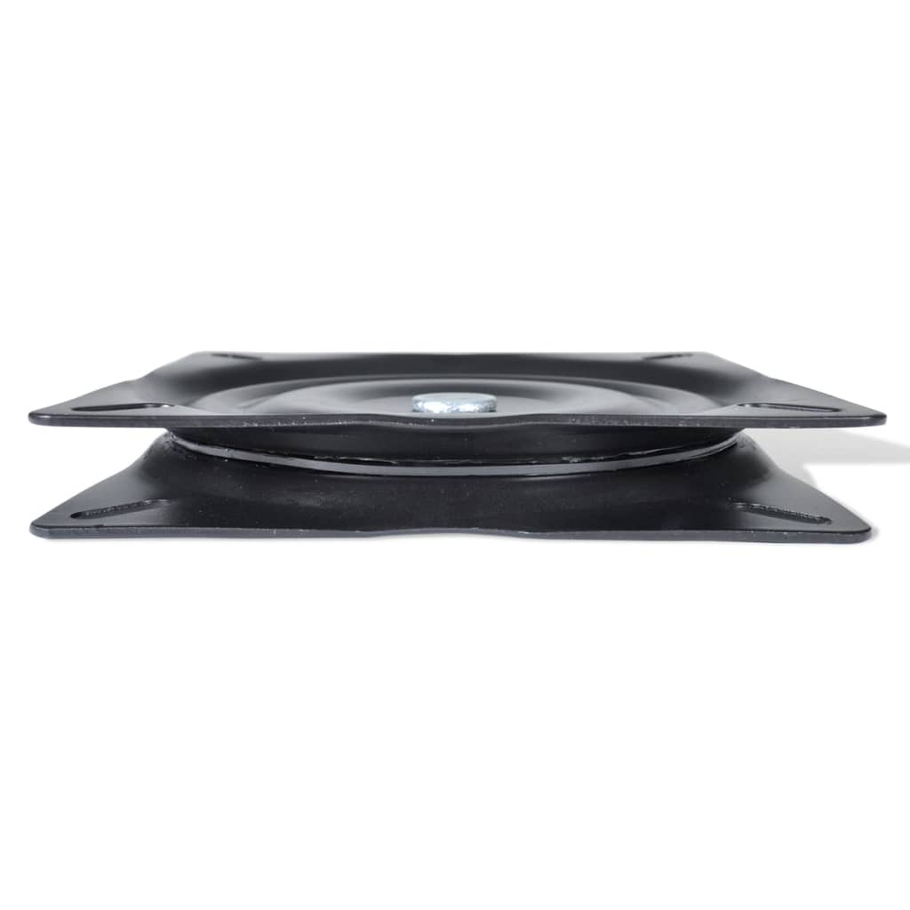 vidaXL Platines pivotantes pour sièges de bateau 2 pcs standard 160x160x2,5 mm