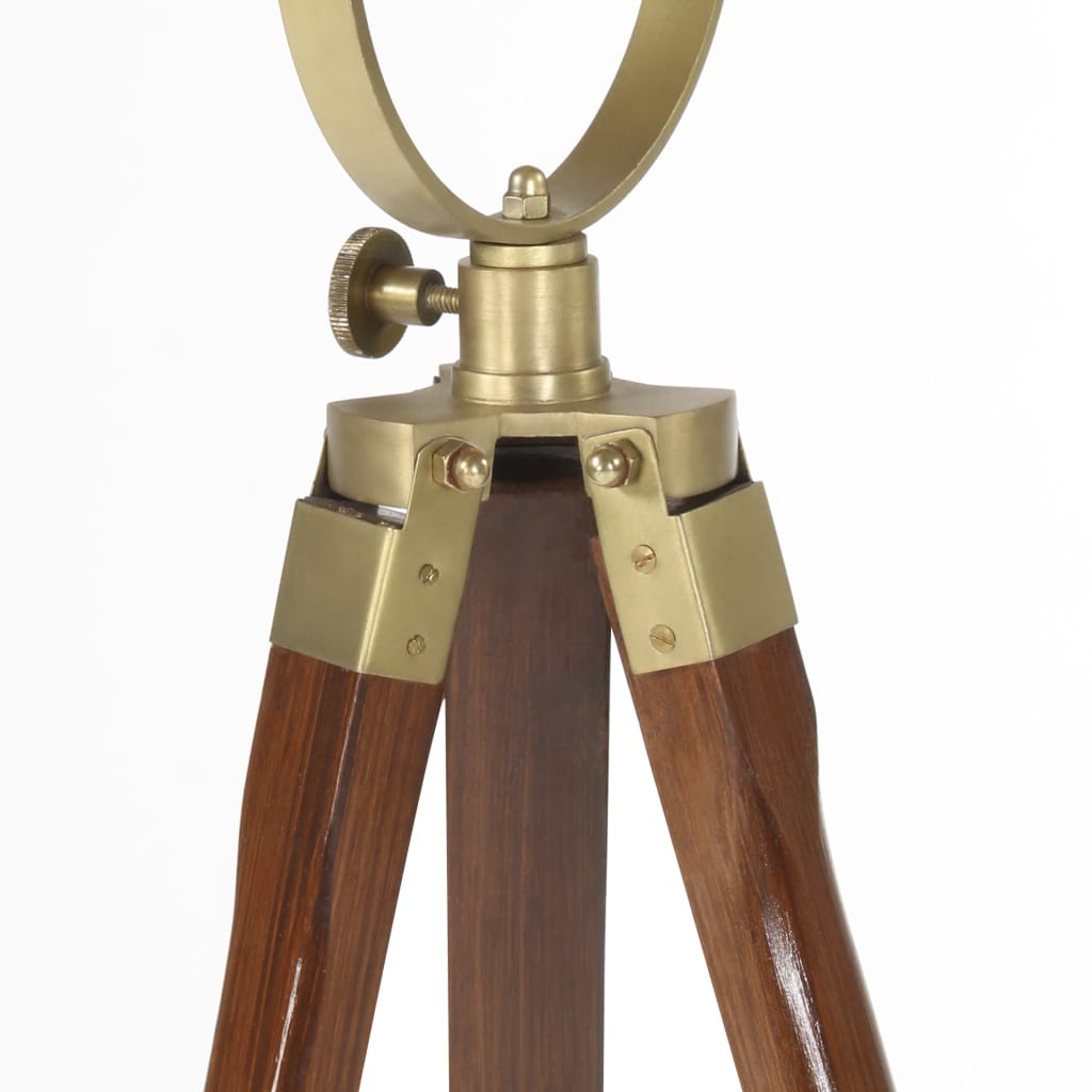 vidaXL Tripod Floor Lamp 97 cm Solid Mango Wood