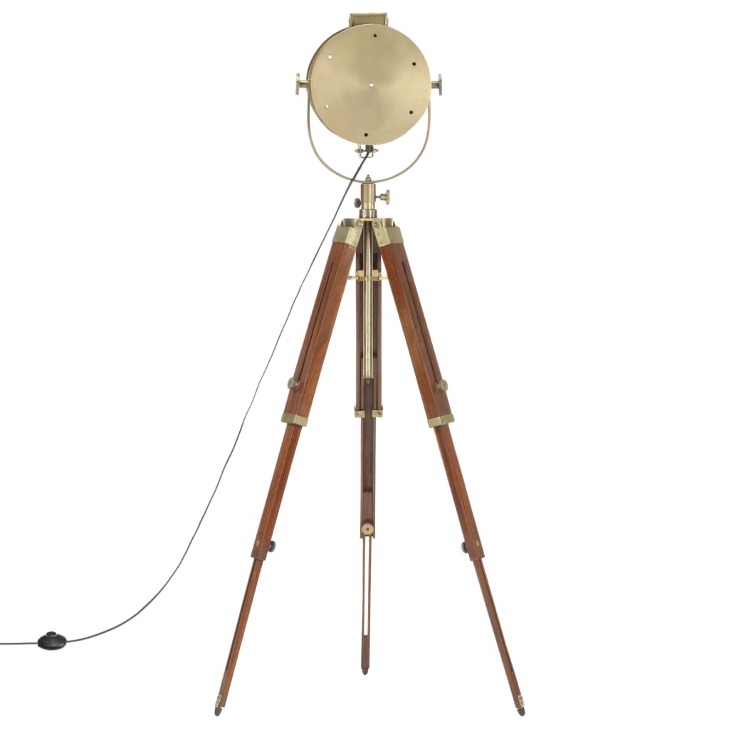 vidaXL Tripod Floor Lamp 165 cm Solid Mango Wood