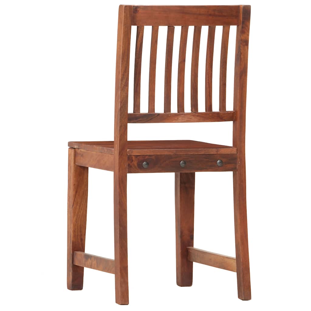 vidaXL Eetkamerstoelen 2 st massief mangohout