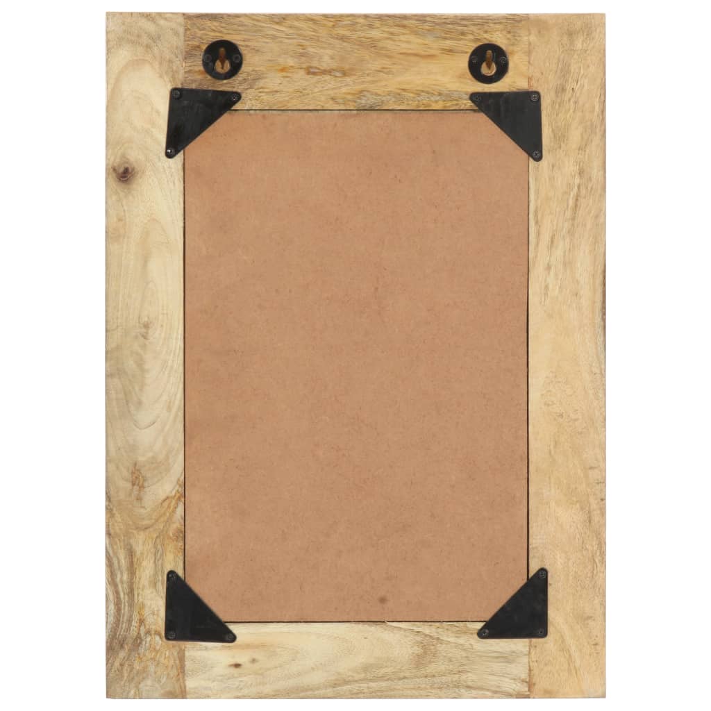 vidaXL Hand-Painted Mirror 40x55 cm Solid Mango Wood