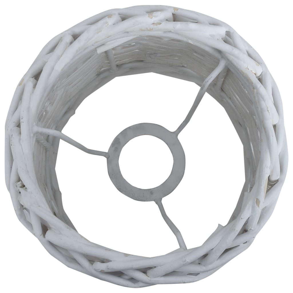 vidaXL Lampshade 25x17 cm wicker white