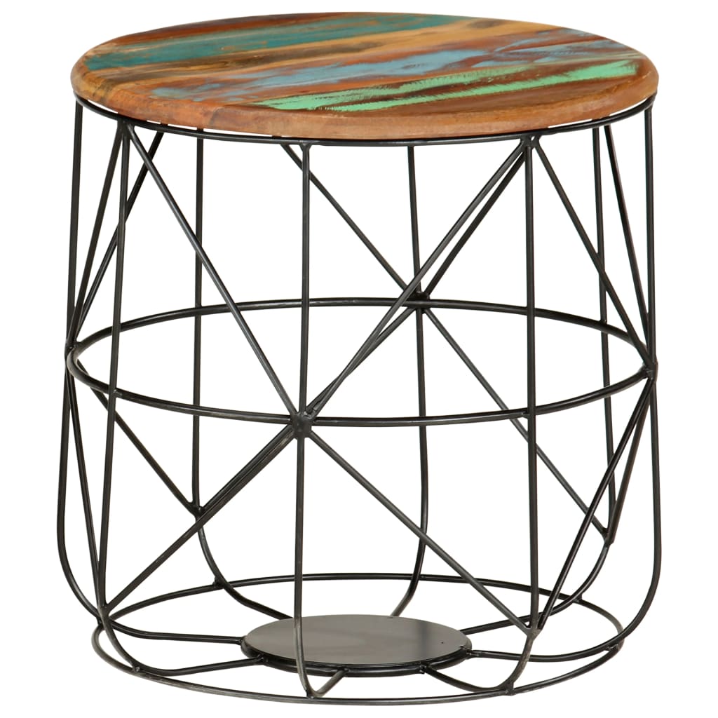 vidaXL Salontafels 2 st massief gerecycled hout