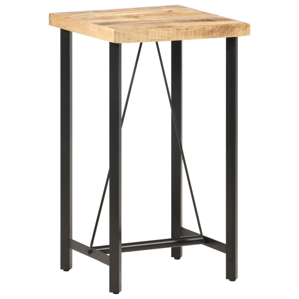 vidaXL Bartafel 60x60x107 cm ruw mangohout
