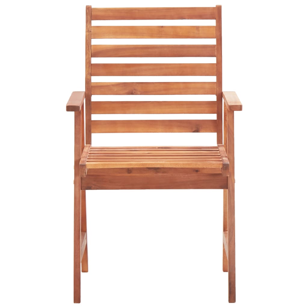 vidaXL Garden Chairs 4 pcs Solid Acacia Wood