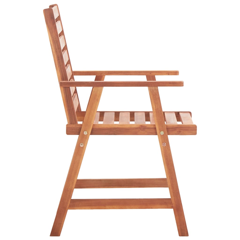 vidaXL Garden Chairs 4 pcs Solid Acacia Wood