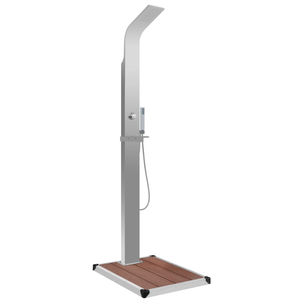 vidaXL Outdoor Shower with Tray HKC Stainless Steel