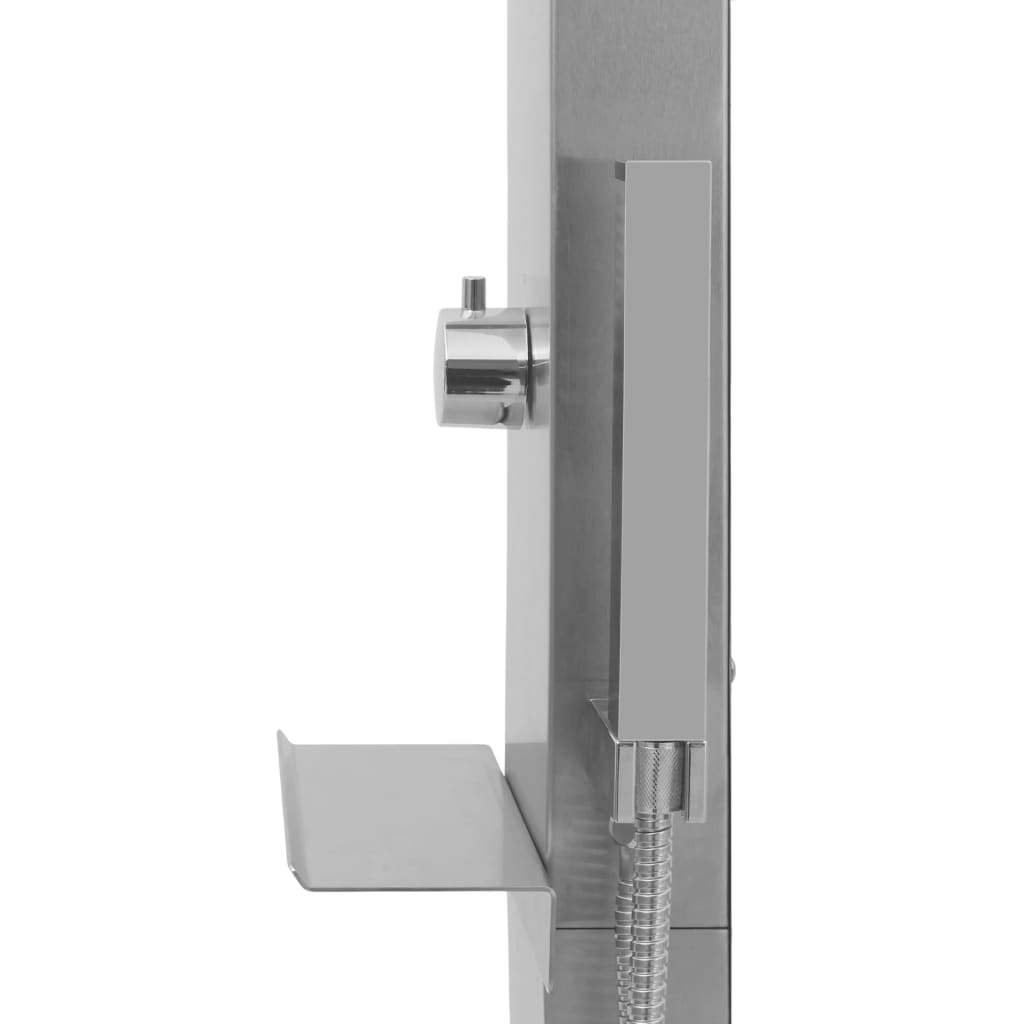 vidaXL Outdoor Shower with Tray HKC Stainless Steel