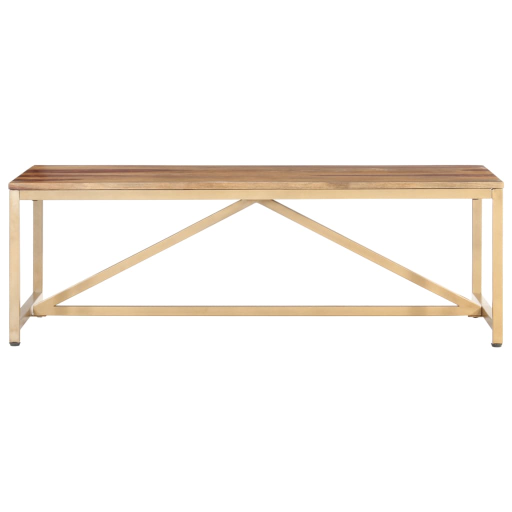 vidaXL Salontafel 120x60x40 cm massief hout