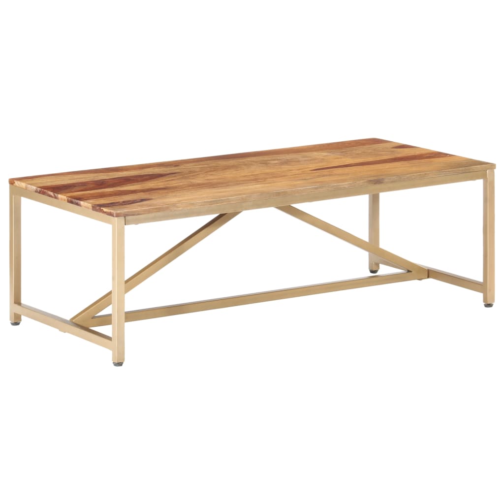 vidaXL Salontafel 120x60x40 cm massief hout