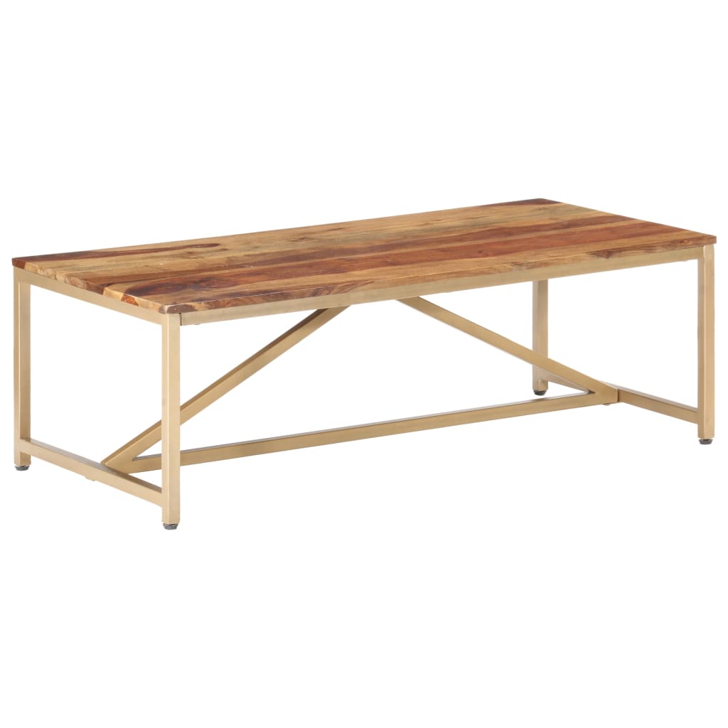 vidaXL Salontafel 120x60x40 cm massief hout