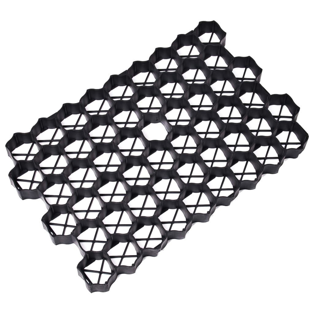 vidaXL Grass Grids 16 pcs 60x40x3 cm plastic green