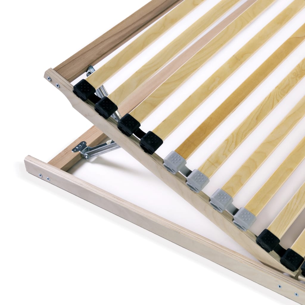 vidaXL Bed Slats 2 pcs with 28 Slats 7 Zones 70x200 cm